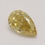 0.61 Ct. Fancy Brownish Orangy Yellow Pear Diamond