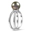 The Carino Ring, smalltop view on a hand