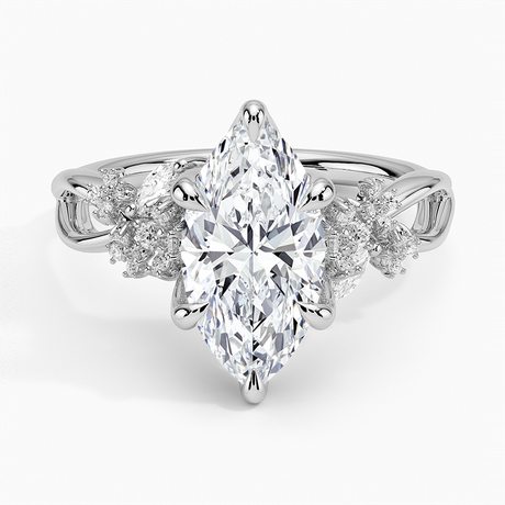 Platinum Summer Blossom Diamond Ring (1/4 ct. tw.)
