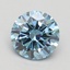1.17 Ct. Fancy Vivid Blue Round Lab Grown Diamond