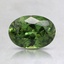 7.4x5.2mm Unheated Green Oval Sapphire