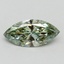 1.00 Ct. Fancy Intense Green Marquise Lab Grown Diamond