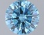 0.78 Ct. Fancy Vivid Blue Round Lab Grown Diamond