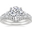 18K White Gold Mireille Diamond Ring (1 ct. tw.) with Flair Diamond Ring (1/6 ct. tw.)