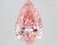 3.82 Ct. Fancy Vivid Pink Pear Lab Grown Diamond