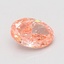 0.84 Ct. Fancy Vivid Pink Oval Lab Grown Diamond