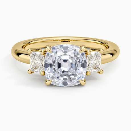 Helena Radiant-Cut Three Stone Diamond Ring (3/8 ct. tw.)