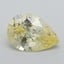10.3x7.2mm Unheated Yellow Pear Sapphire