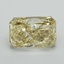 1.53 Ct. Fancy Vivid Yellow Radiant Lab Grown Diamond