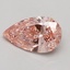 0.54 Ct. Fancy Intense Pink Pear Lab Grown Diamond