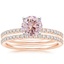 14K Rose Gold Ballad Diamond Bridal Set (1/3 ct. tw.)