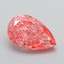1.78 Ct. Fancy Vivid Pink Pear Lab Grown Diamond