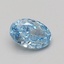 1.06 Ct. Fancy Vivid Blue Oval Lab Grown Diamond