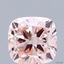 3.07 Ct. Fancy Intense  Pink Cushion Lab Grown Diamond