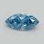 0.66 Ct. Fancy Vivid Blue Marquise Lab Grown Diamond