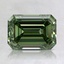 1.62 Ct. Fancy Vivid Pacific Green Emerald Lab Grown Diamond, smalltop view