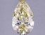 1.23 Ct. Fancy Yellow Pear Lab Grown Diamond