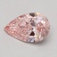 0.60 Ct. Fancy Intense Pink Pear Lab Grown Diamond