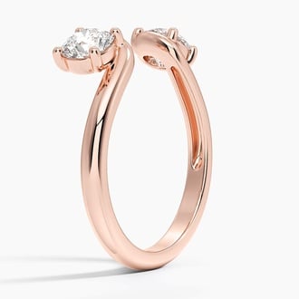 Round Diamond Trio Stacking Ring (1 ct. tw.) in 14K Rose Gold