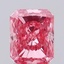 1.61 Ct. Fancy Vivid  Pink Radiant Lab Grown Diamond