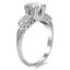 The Pippa Ring, smalltop view on a hand