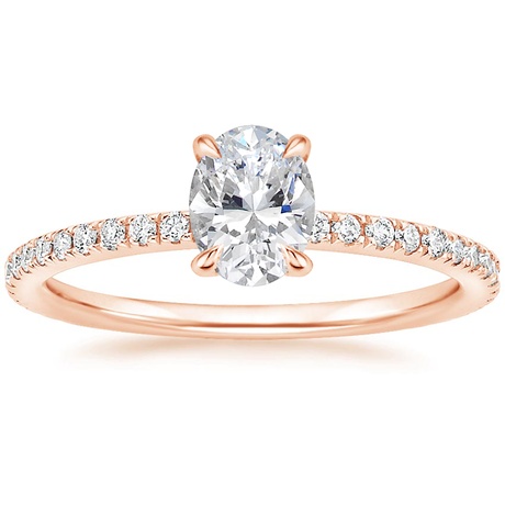 14K Rose Gold Luxe Ballad Perfect Fit Diamond Bridal Set