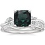 14K White Gold Arden Diamond Ring with Winding Willow Diamond Ring (1/8 ct. tw.)