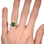 The Eleanora Ring, smallzoomed in top view on a hand