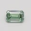 0.59 Ct. Fancy Intense Pacific Green Emerald Lab Grown Diamond