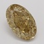 1.36 Ct. Fancy Brownish Orangy Yellow Oval Diamond