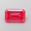 3.08 Ct. Fancy Vivid Pink Emerald Lab Grown Diamond