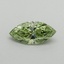 0.51 Ct. Fancy Vivid Green Marquise Lab Grown Diamond
