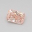 0.49 Ct. Fancy Intense Pink Radiant Lab Grown Diamond