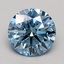 2.06 Ct. Fancy Intense Blue Round Lab Grown Diamond