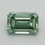 3.00 Ct. Fancy Vivid Pacific Green Emerald Lab Grown Diamond