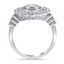 Lacy Halo Ring, smallside view