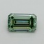 1.01 Ct. Fancy Vivid Pacific Green Emerald Lab Grown Diamond