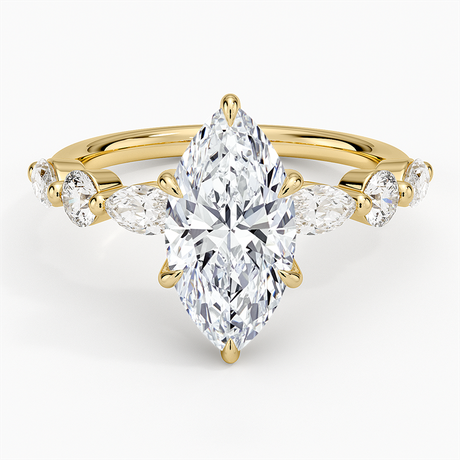 18K Yellow Gold Grand Versailles Diamond Ring