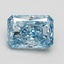 2.08 Ct. Fancy Vivid Blue Radiant Lab Grown Diamond