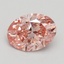 1.90 Ct. Fancy Intense Pink Oval Lab Grown Diamond