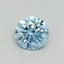 0.50 Ct. Fancy Vivid Blue Round Lab Grown Diamond
