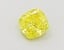 1.07 Ct. Fancy Vivid  Yellow Cushion Lab Grown Diamond