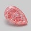 1.06 Ct. Fancy Vivid Pink Pear Lab Grown Diamond