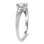 The Karole Ring, smalltop view on a hand