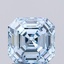 1.30 Ct. Fancy Intense  Blue Asscher Lab Grown Diamond
