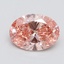 2.20 Ct. Fancy Vivid Pink Oval Lab Grown Diamond