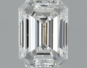 Emerald diamond — real photo