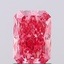 1.28 Ct. Fancy Vivid  Pink Radiant Lab Grown Diamond