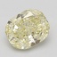 0.78 Ct. Fancy Light Yellow Cushion Diamond