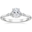 Platinum Nadia Diamond Ring, smalltop view